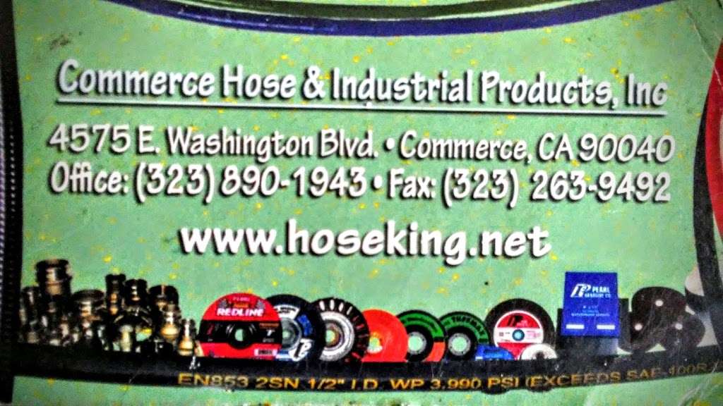 Hose King | 4575 E Washington Blvd, Commerce, CA 90040, USA | Phone: (323) 263-5300