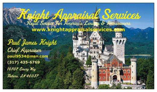 Knight Appraisal Services | 9917 Rainbow Falls Ln, Fishers, IN 46037 | Phone: (317) 435-6769