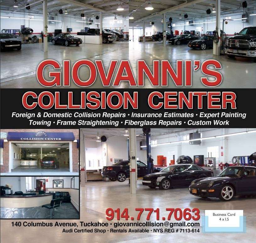 Giovanni Collision Ctr Inc. | 140 Columbus Ave, Tuckahoe, NY 10707, USA | Phone: (914) 771-7063