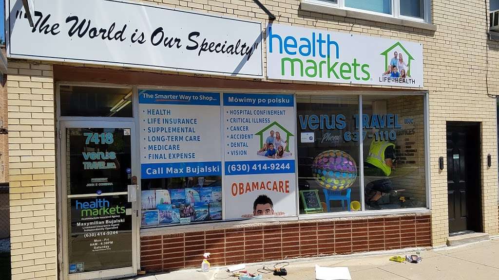 HealthMarkets Insurance: Maxymilian Robert Bujalski | 7418 W Belmont Ave, Chicago, IL 60634, USA | Phone: (630) 414-9244