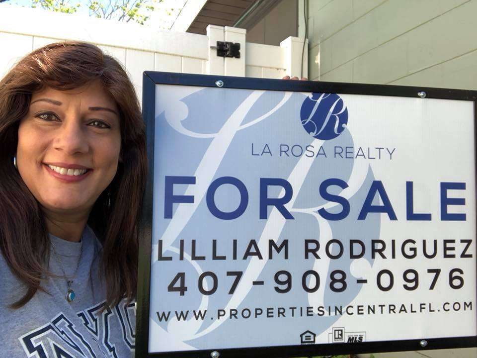 Lilliam Rodriguez with La Rosa Realty | 3032 Dyer Blvd, Kissimmee, FL 34741, USA | Phone: (407) 908-0976