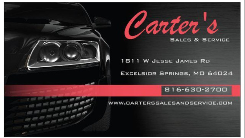 Carters Sales & Service | 1811 W Jesse James Rd, Excelsior Springs, MO 64024 | Phone: (816) 630-2700