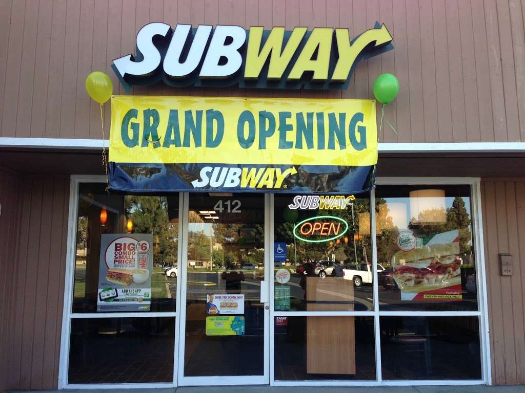 Subway Restaurants | 412 N Lakeview Ave, Anaheim, CA 92807, USA | Phone: (714) 685-6704