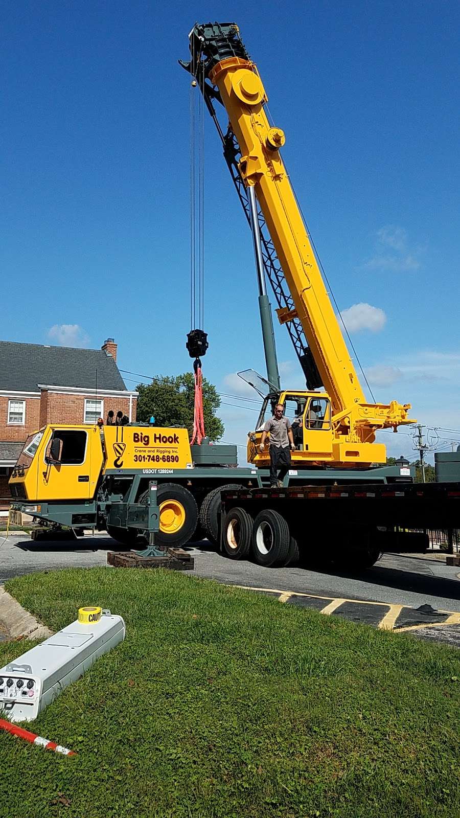 Big Hook Crane & Rigging Inc | 10509 Green Valley Rd, Union Bridge, MD 21791, USA | Phone: (410) 775-0223