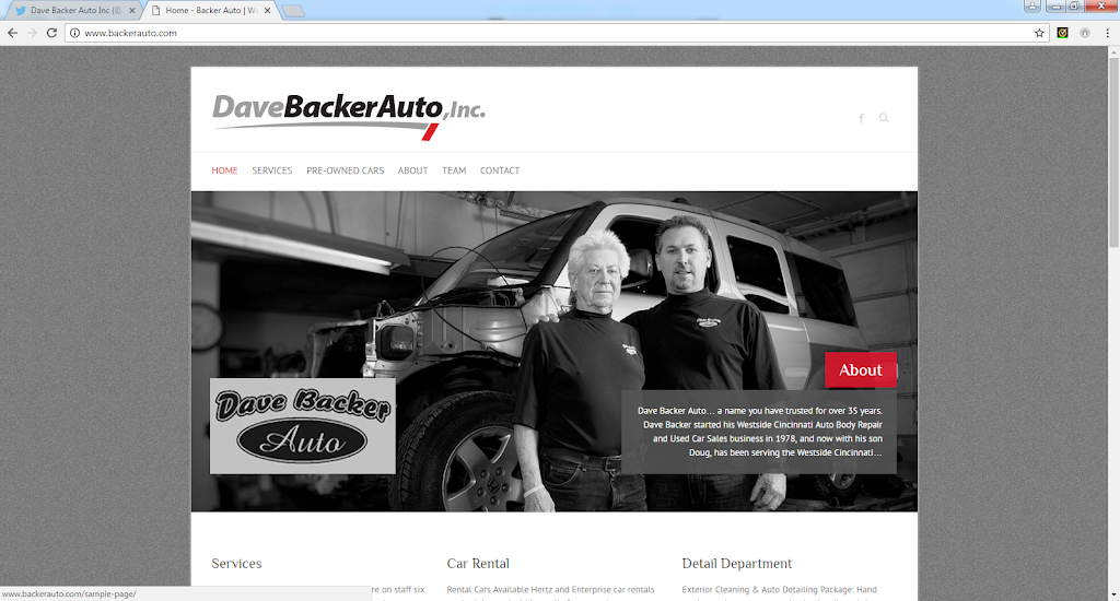 Dave Backer Auto Body Inc. | 6500 Glenway Ave # 8, Cincinnati, OH 45211, USA | Phone: (513) 661-7500