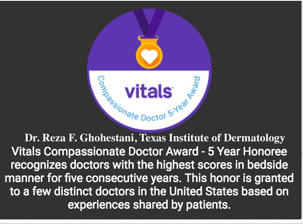 Dr. Reza F. Ghohestani, MD: Dermatologist: Texas Inst Dermatolog | IH10 and Boerne Stage road, Adjacent to HEB, Suite 102, San Antonio, TX 78257, USA | Phone: (210) 846-5350