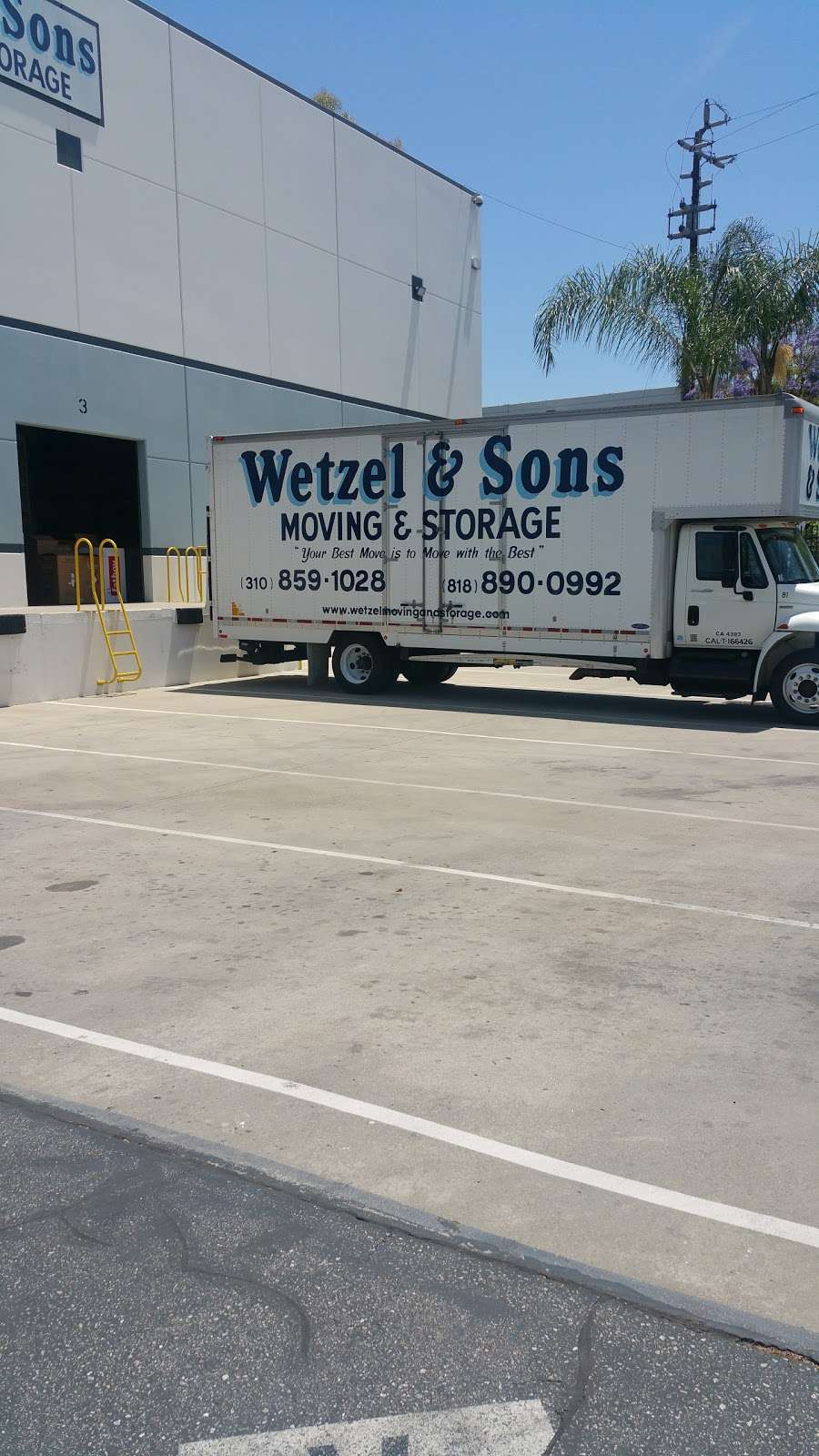 Wetzel & Sons Moving & Storage, Inc. | 12400 Osborne St, Pacoima, CA 91331 | Phone: (310) 859-1028