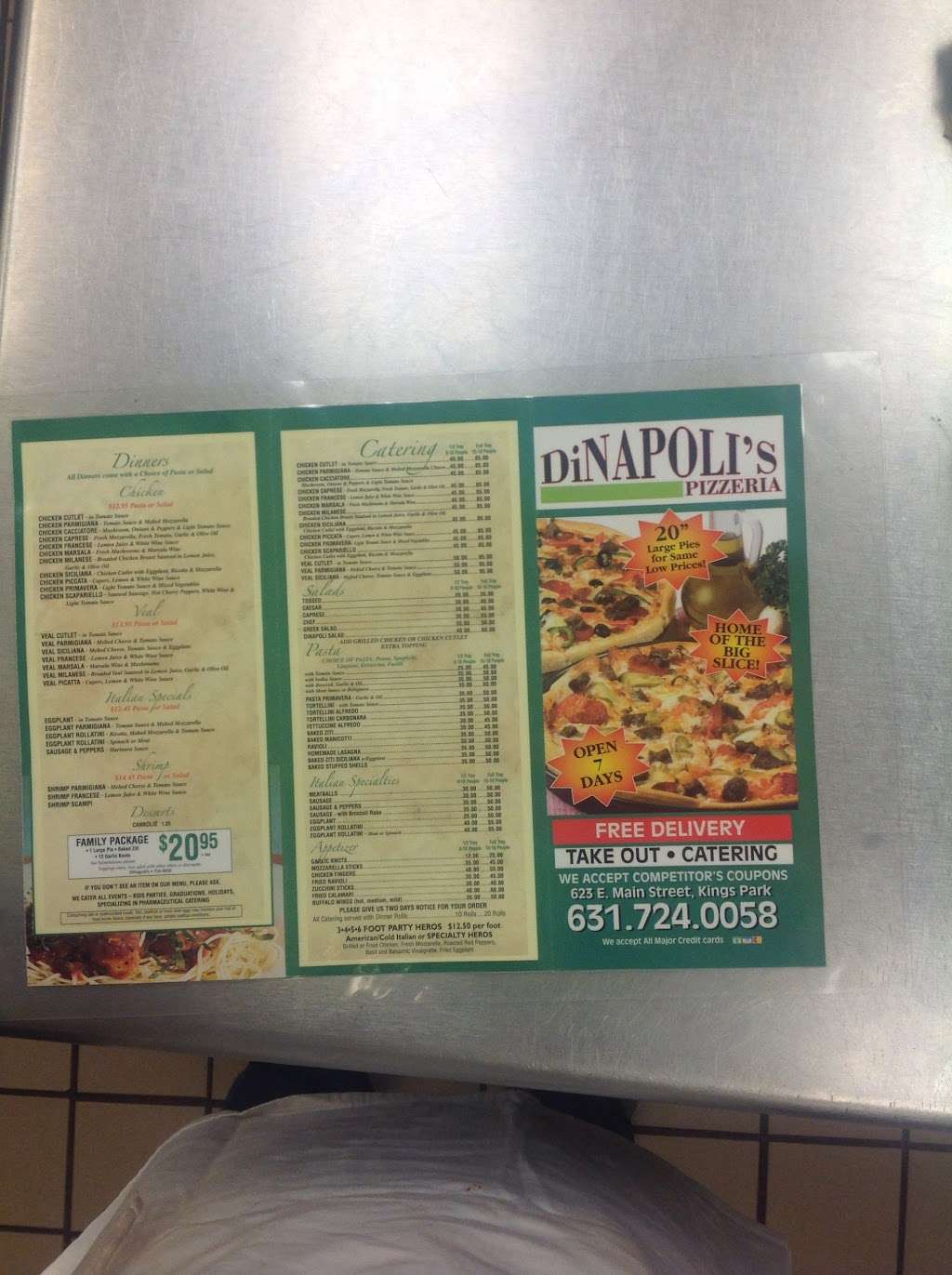 Di Napolis Pizza | 623 E Main St, Kings Park, NY 11754, USA | Phone: (631) 724-0058