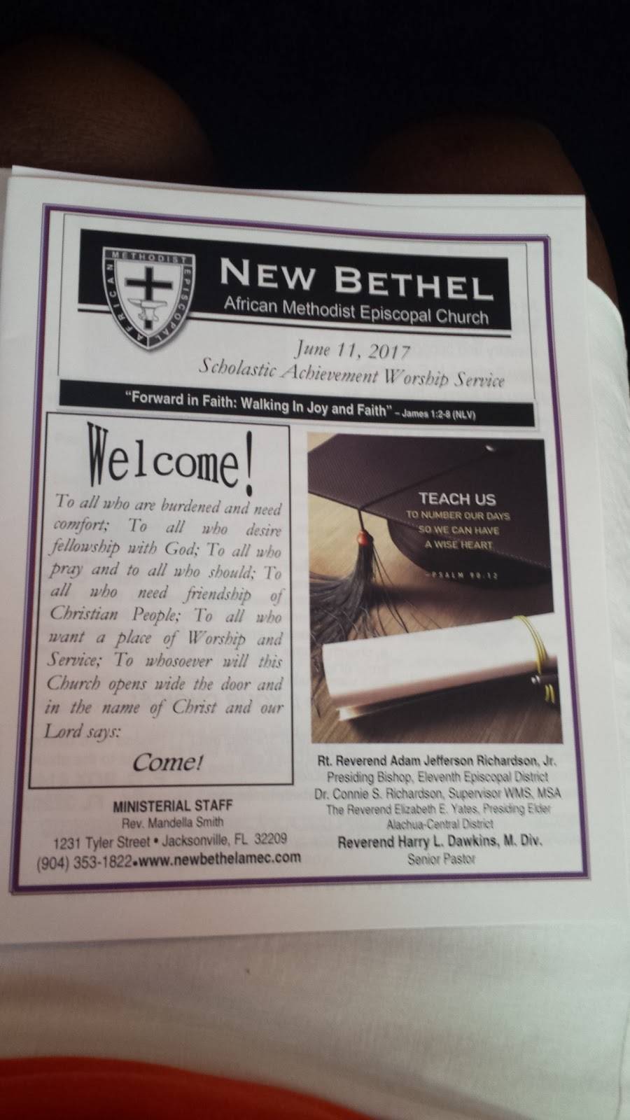 New Bethel AME Church Jacksonville, Florida | 1231 Tyler St, Jacksonville, FL 32209, USA | Phone: (904) 353-1822