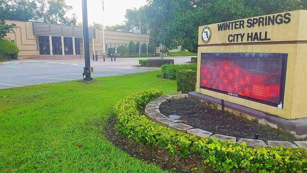 City of Winter Springs: City Hall | 1126 E State Rd 434, Winter Springs, FL 32708, USA | Phone: (407) 327-1800