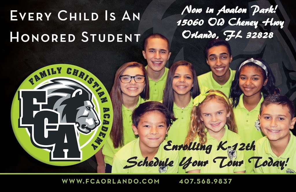 Family Christian Academy | 15060 Old Cheney Hwy, Orlando, FL 32828 | Phone: (407) 568-9837
