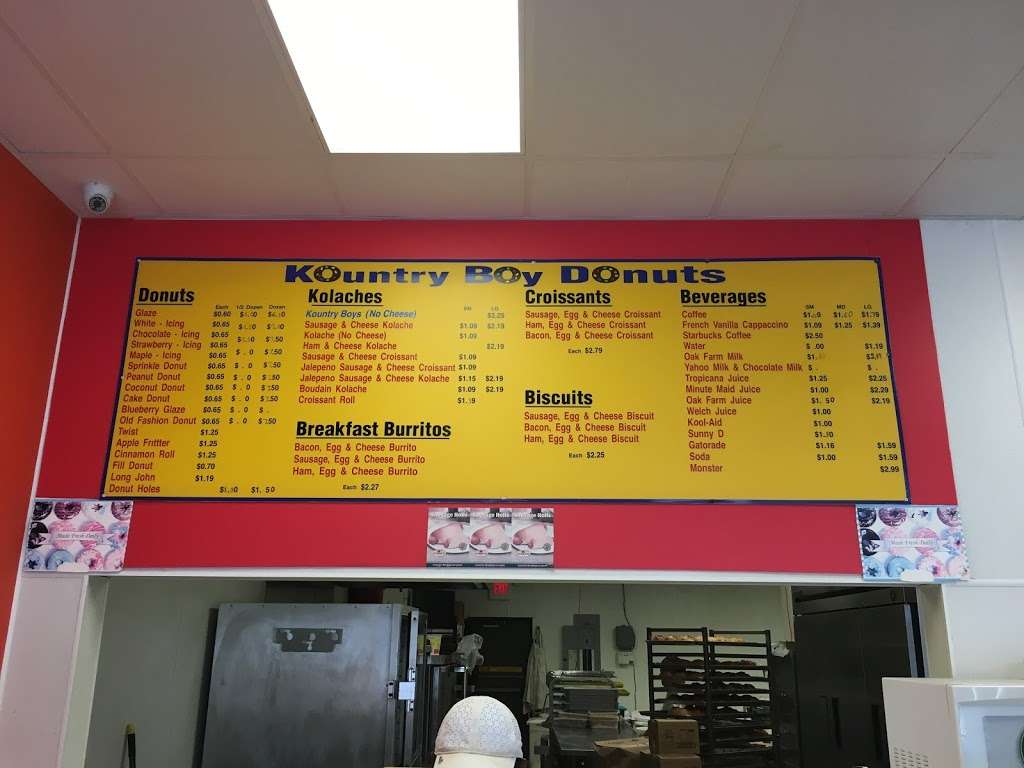 Kountry Boy Donuts | 17505 Telge Rd, Cypress, TX 77429, USA | Phone: (281) 246-7006