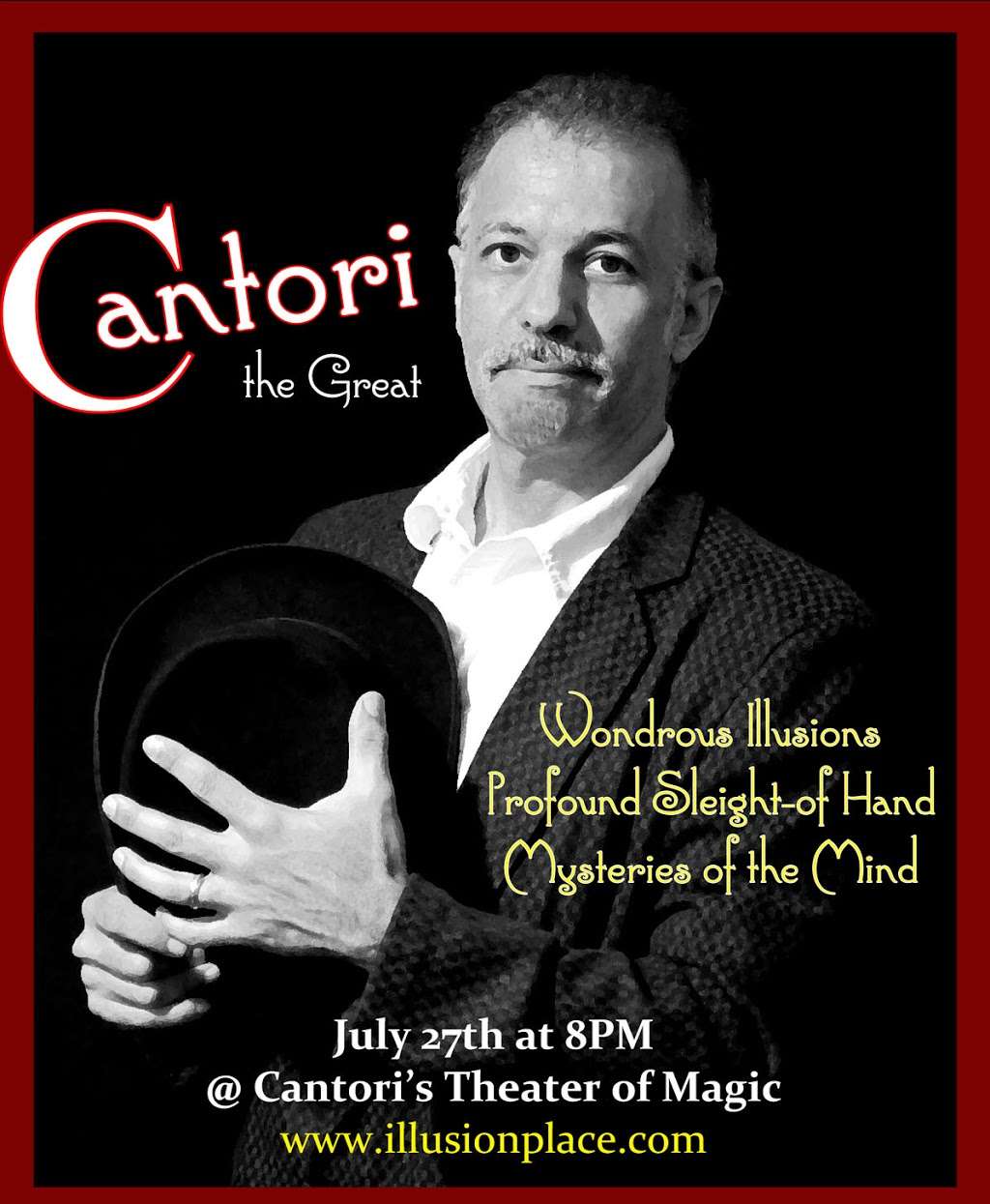 Cantoris Theater of Magic | 23 Baltimore St Suite 105, Gettysburg, PA 17325, United States | Phone: (877) 582-0456