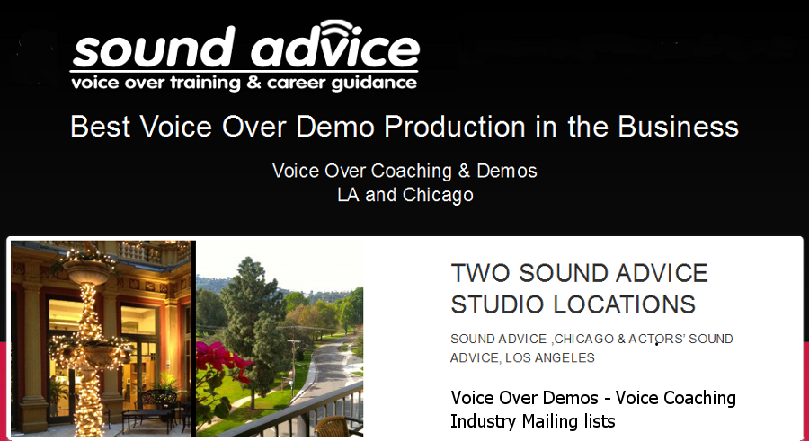 Actors SOUND ADVICE | 4245 N Knox Ave, Chicago, IL 60641, USA | Phone: (773) 772-9539