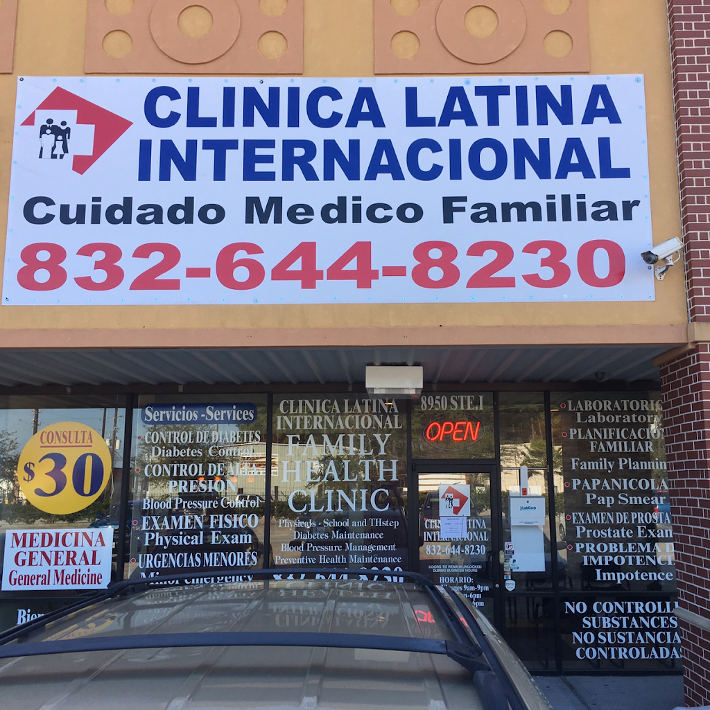 Clinica Latina Internacional | 8950 Will Clayton Pkwy suite I, Humble, TX 77338, USA | Phone: (832) 644-8230