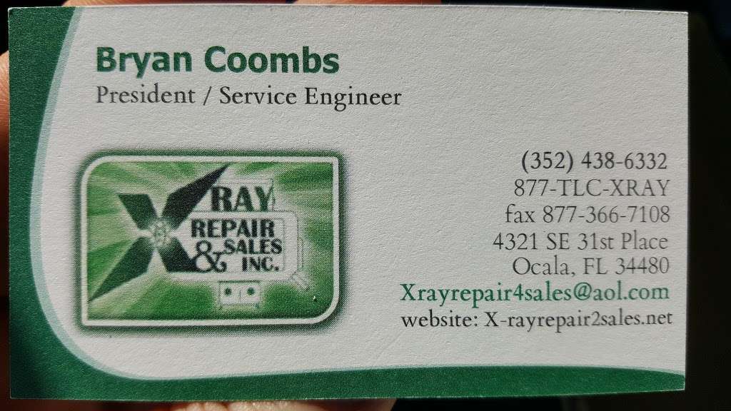 X-ray Repair & Sales, Inc. | 5680 SE 22nd Pl, Ocala, FL 34480, USA | Phone: (877) 852-9729