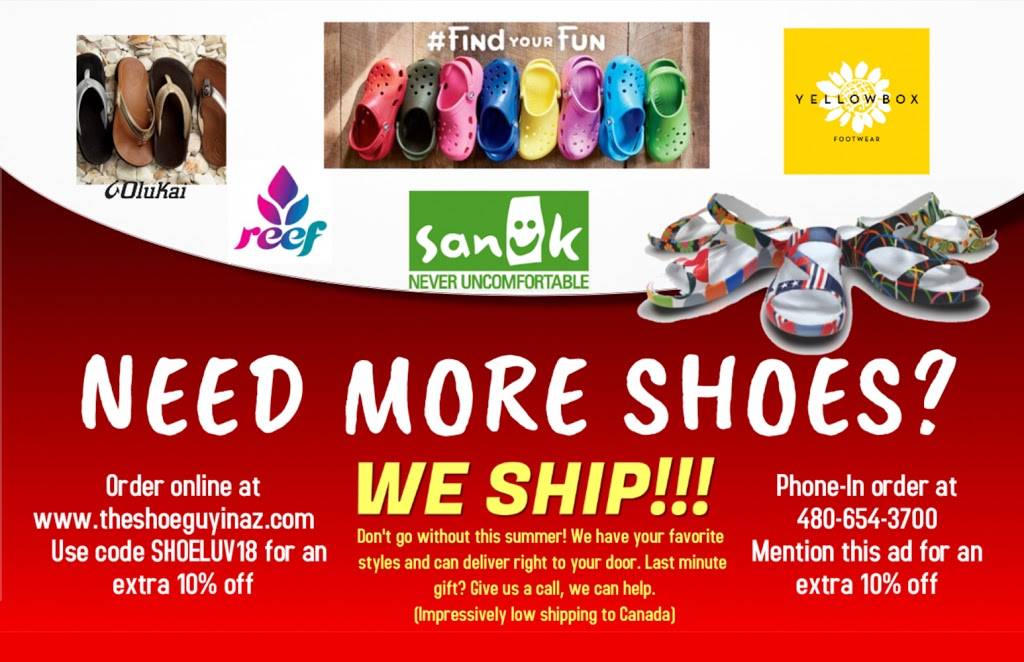 The Shoe Guy In AZ | 1529 S Clearview Ave Ste. 106, Mesa, AZ 85209, USA | Phone: (480) 654-3700