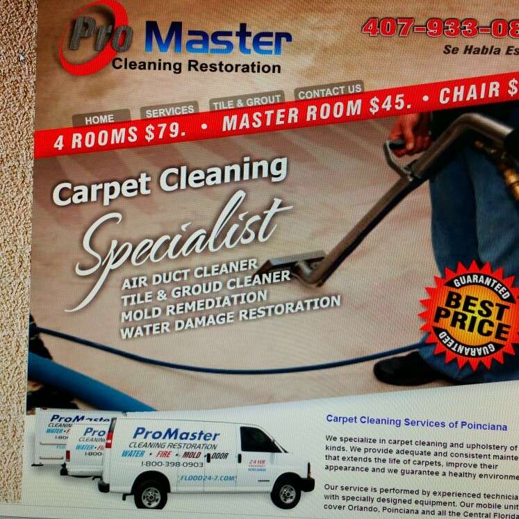 Pro Master Cleaning Restoration | 3700 Commerce Blvd, Kissimmee, FL 34741, USA | Phone: (407) 933-0808