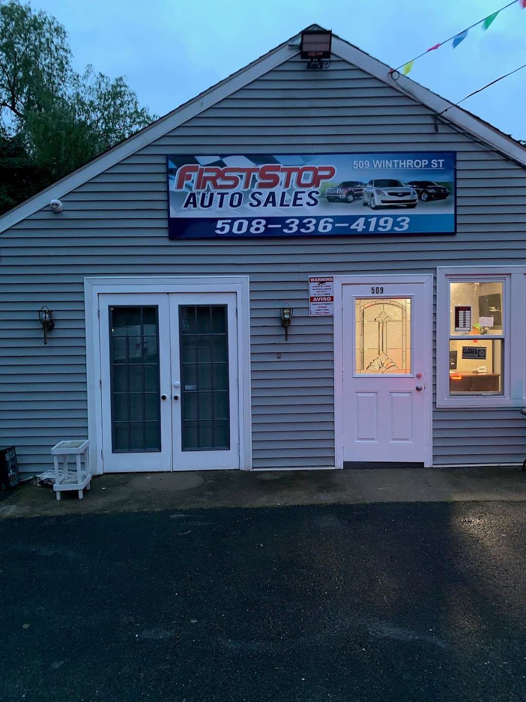 First Stop Auto Sales LLC | 509 Winthrop St, Rehoboth, MA 02769, USA | Phone: (508) 336-4193