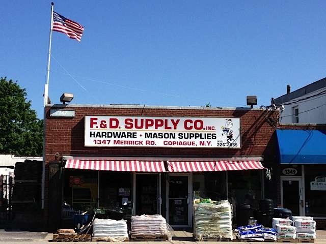 F & D Supply Co Inc | 1347 Merrick Rd, Copiague, NY 11726 | Phone: (631) 226-3055