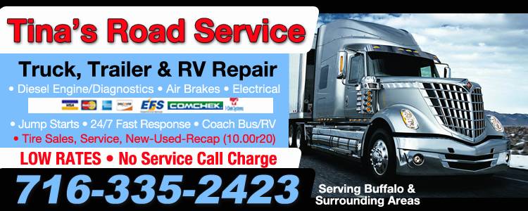 Tinas Road Service, Inc. | 1800 Broadway Building #7C, Buffalo, NY 14212, USA | Phone: (716) 335-2423