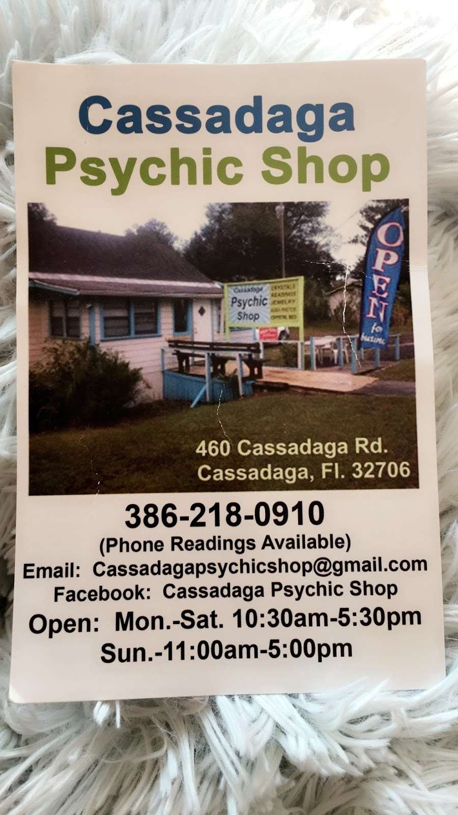 Cassadaga Psychic Shop | 460 Cassadaga Rd, Lake Helen, FL 32744 | Phone: (386) 218-0910