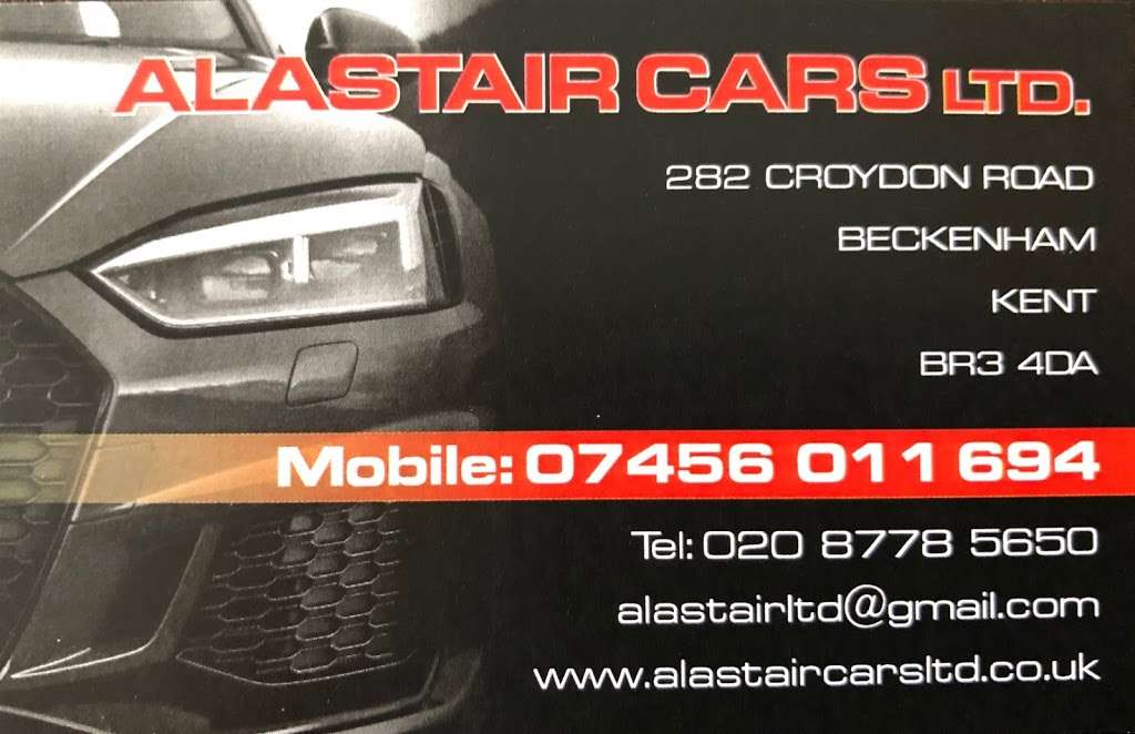 Alastair Cars | 282 Croydon Rd, Beckenham BR3 4DA, UK | Phone: 020 8778 5650