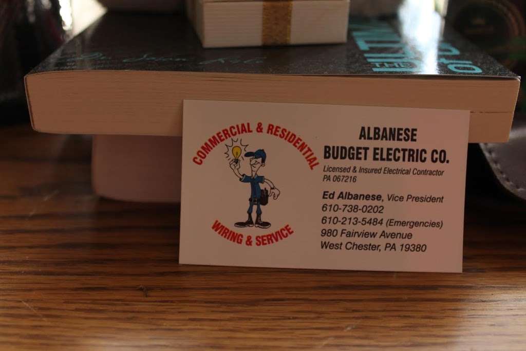 Albanese Budget Electric Co. | 980 Fairview Ave, West Chester, PA 19380, USA | Phone: (610) 738-0202