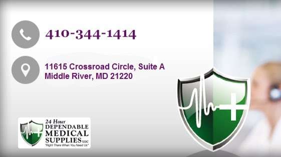 24 Hr Dependable Medical Supplies | 11615 Crossroads Cir Suite A, Middle River, MD 21220, USA | Phone: (410) 344-1414