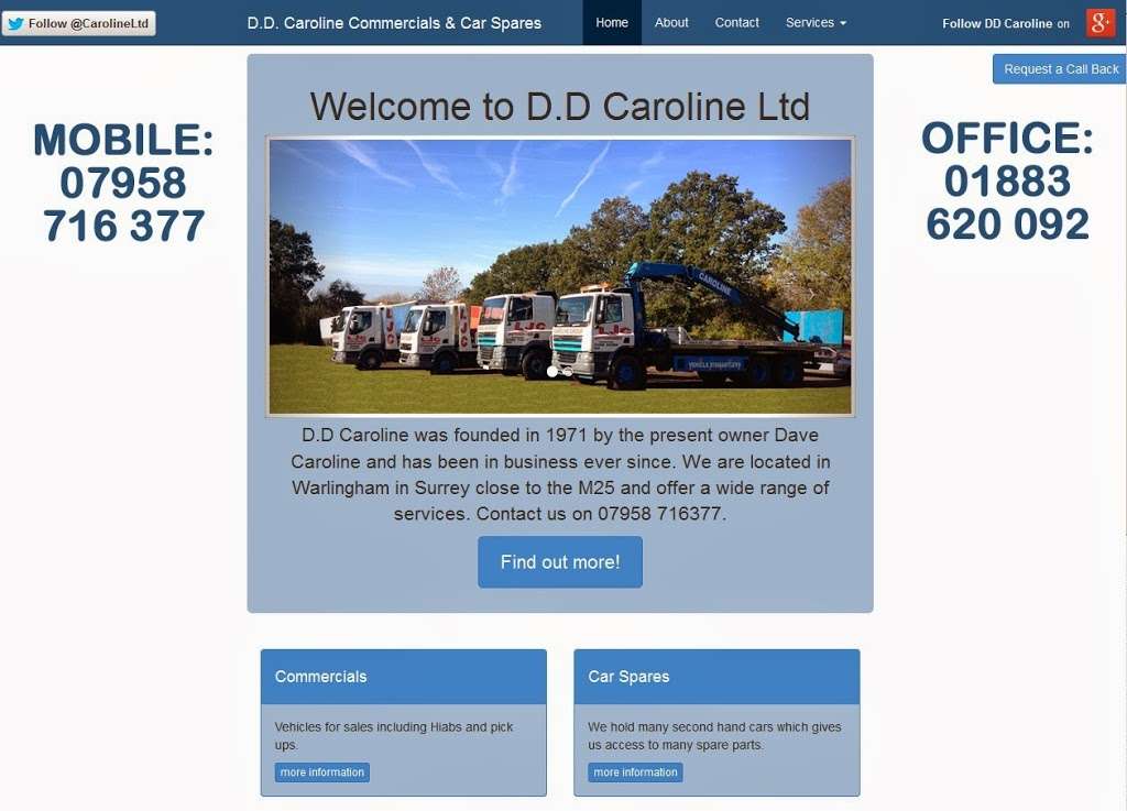 D.D.Caroline | 86 Leas Rd, Warlingham CR6 9LL, UK | Phone: 07958 716377