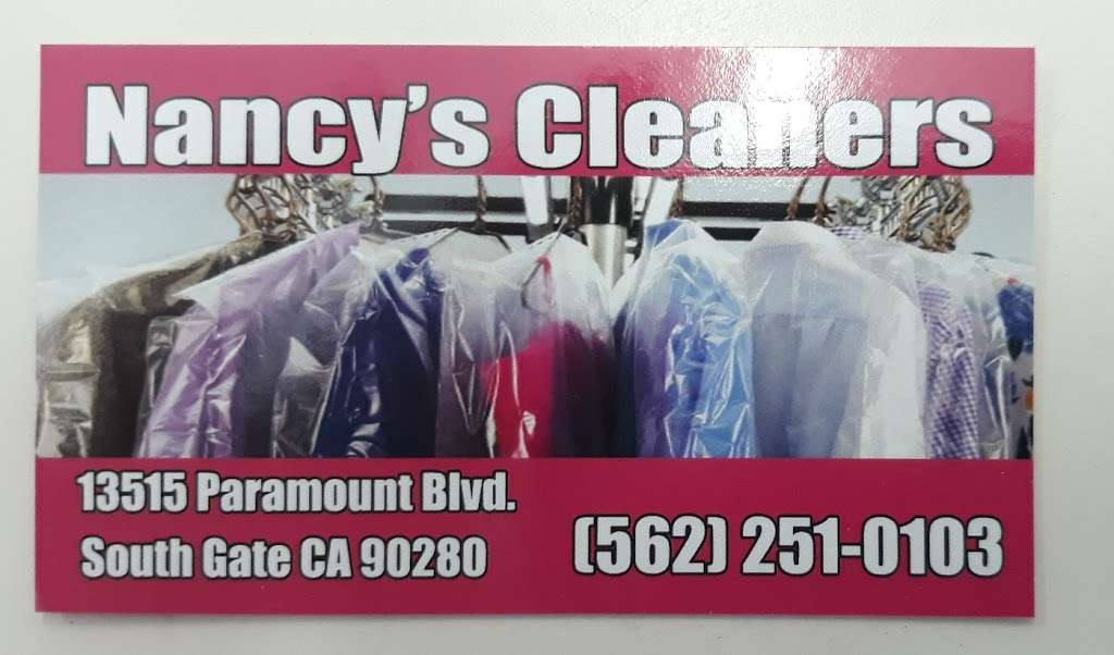 Nancys Cleaners | 13515 Paramount Blvd, South Gate, CA 90280, USA | Phone: (562) 251-0103