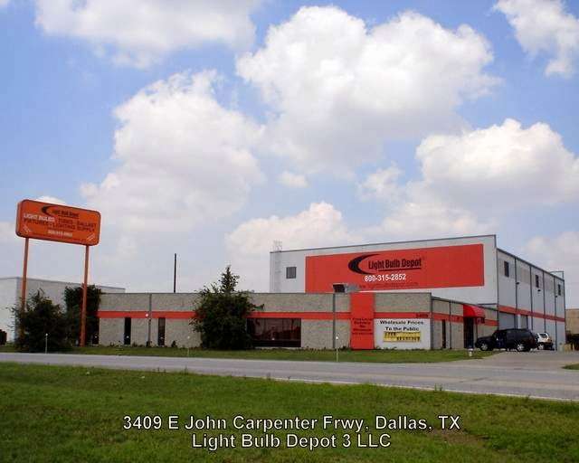Light Bulb Depot DFW | 3409 E John Carpenter Fwy, Irving, TX 75062, USA | Phone: (972) 445-2144