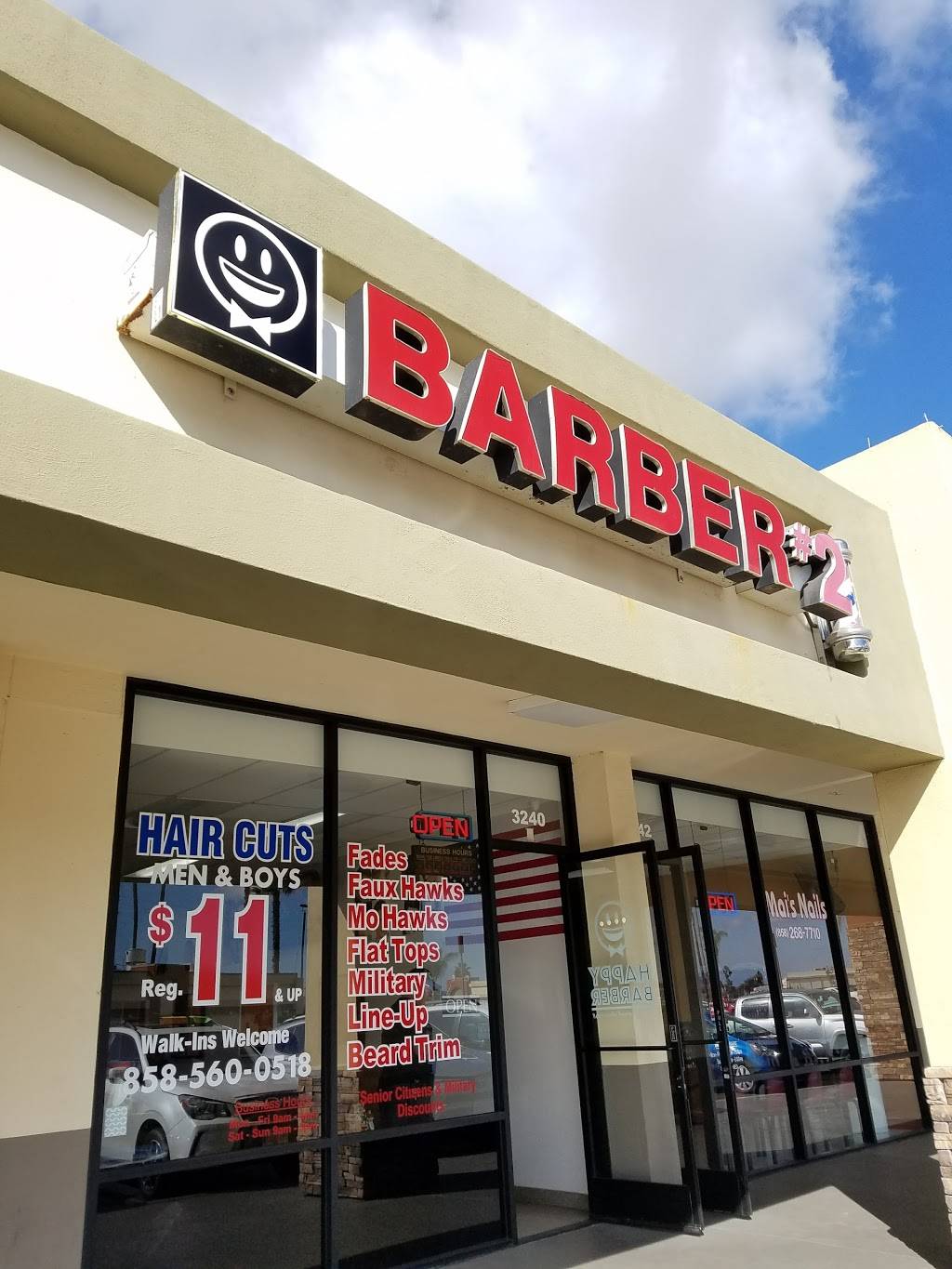 Happy Barber | 3240 Greyling Dr, San Diego, CA 92123, USA | Phone: (858) 560-0518