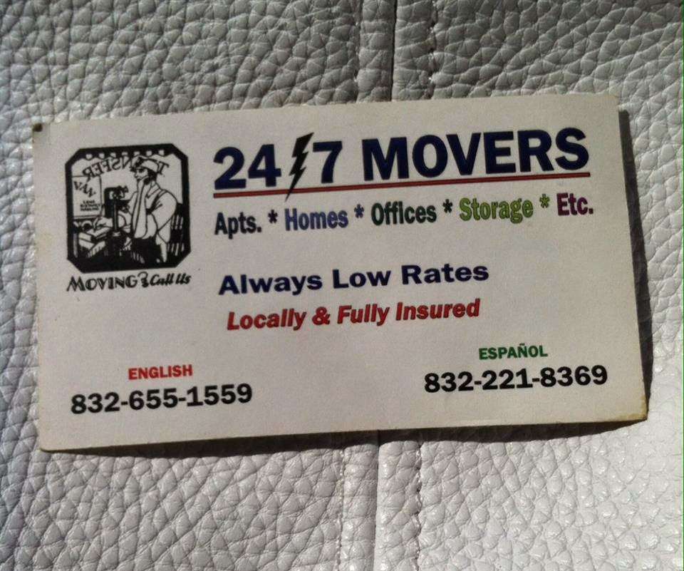 24/7 Movers | 1008 Dixie Dr, League City, TX 77573, USA | Phone: (832) 655-1559