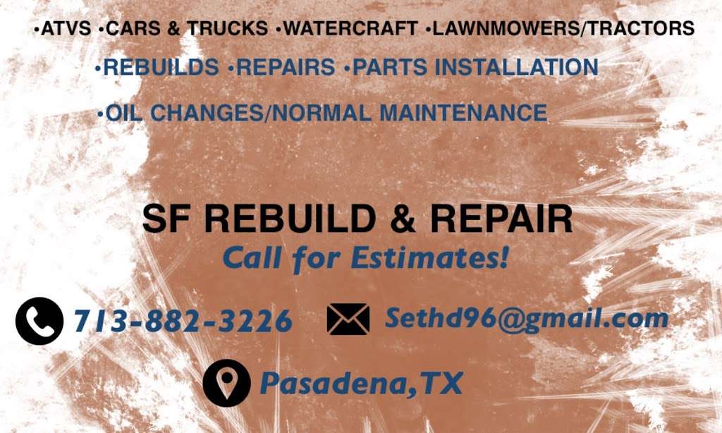 SF Rebuild & Repair | 4407 Fox Meadow Ln, Pasadena, TX 77504 | Phone: (713) 882-3226