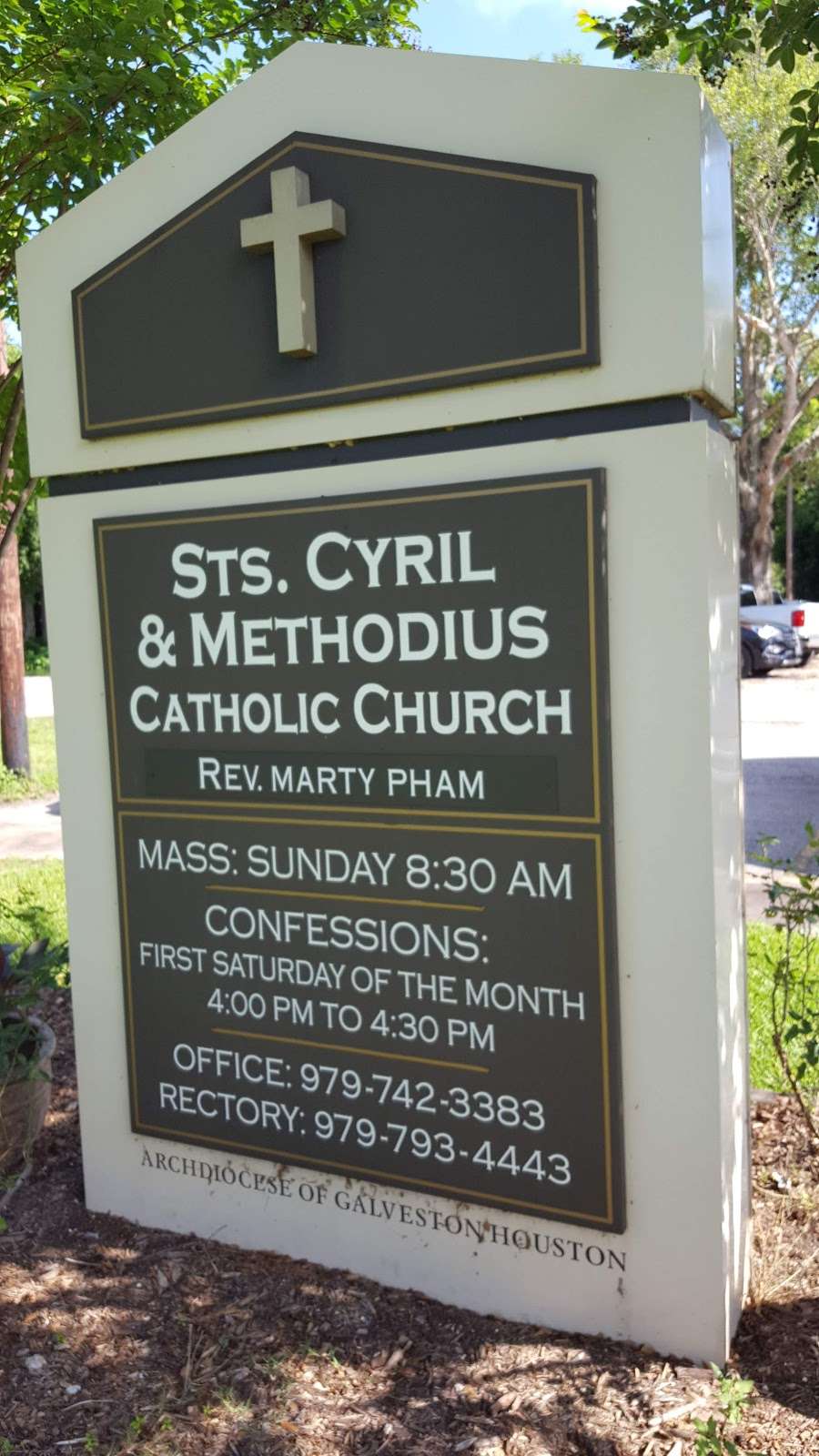 Sts. Cyril & Methodius Church | 603 Mulcahy Ave, Damon, TX 77430, USA | Phone: (979) 742-3383