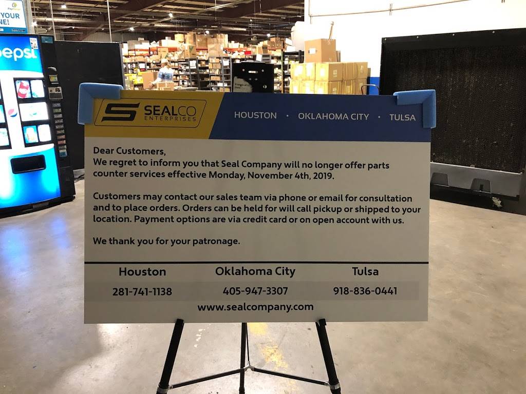 Seal Company Enterprises, Inc. | 1550 N 105th E Ave, Tulsa, OK 74116, USA | Phone: (918) 836-0441