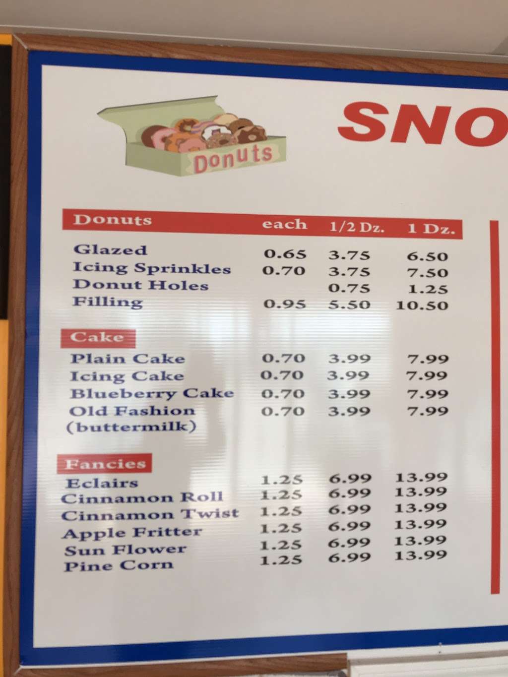 Snowflake DONUTS | 9805 W Fairmont Pkwy Ste D, La Porte, TX 77571, USA | Phone: (281) 941-4371