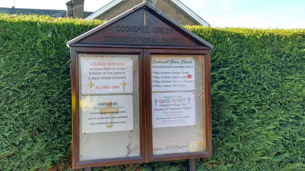 Cooksmill Green Congregational Church | Cooksmill Green, Chelmsford CM1 3SH, UK