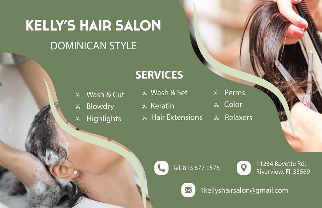 Kellys Hair Salon | 11234 Boyette Rd, Riverview, FL 33569, USA | Phone: (813) 677-1576