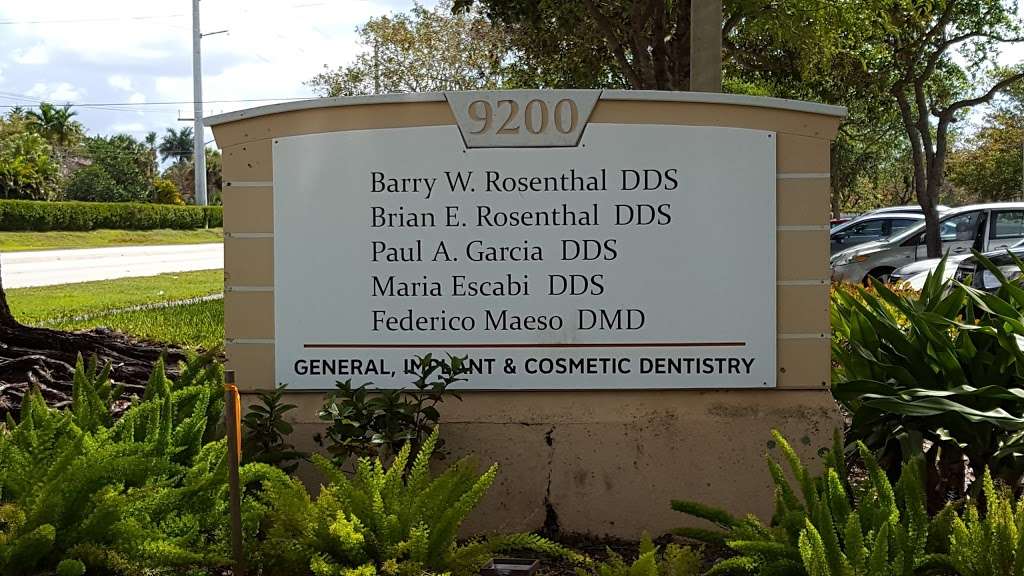 Rosenthal Barry w DDS | 9200 NW 44th St, Sunrise, FL 33351, USA | Phone: (954) 572-2750