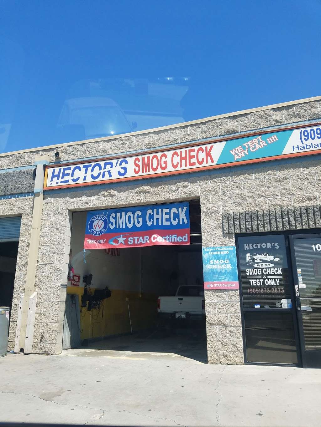 Hectors Smog Check | 1260 N Fitzgerald Ave #100, Rialto, CA 92376, USA | Phone: (909) 873-2873