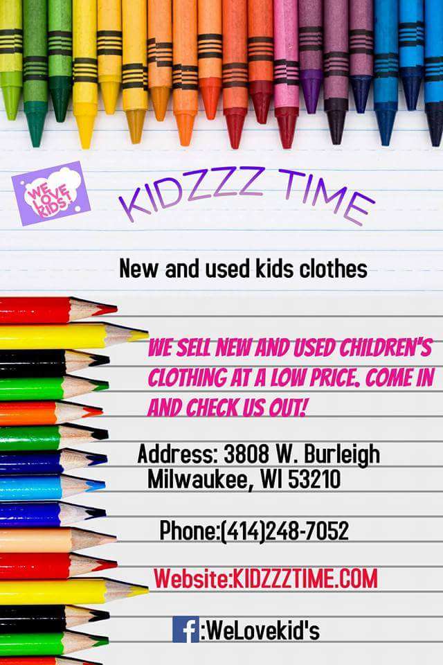 Kidzzz Time | 3808 W Burleigh St, Milwaukee, WI 53210 | Phone: (414) 248-7052