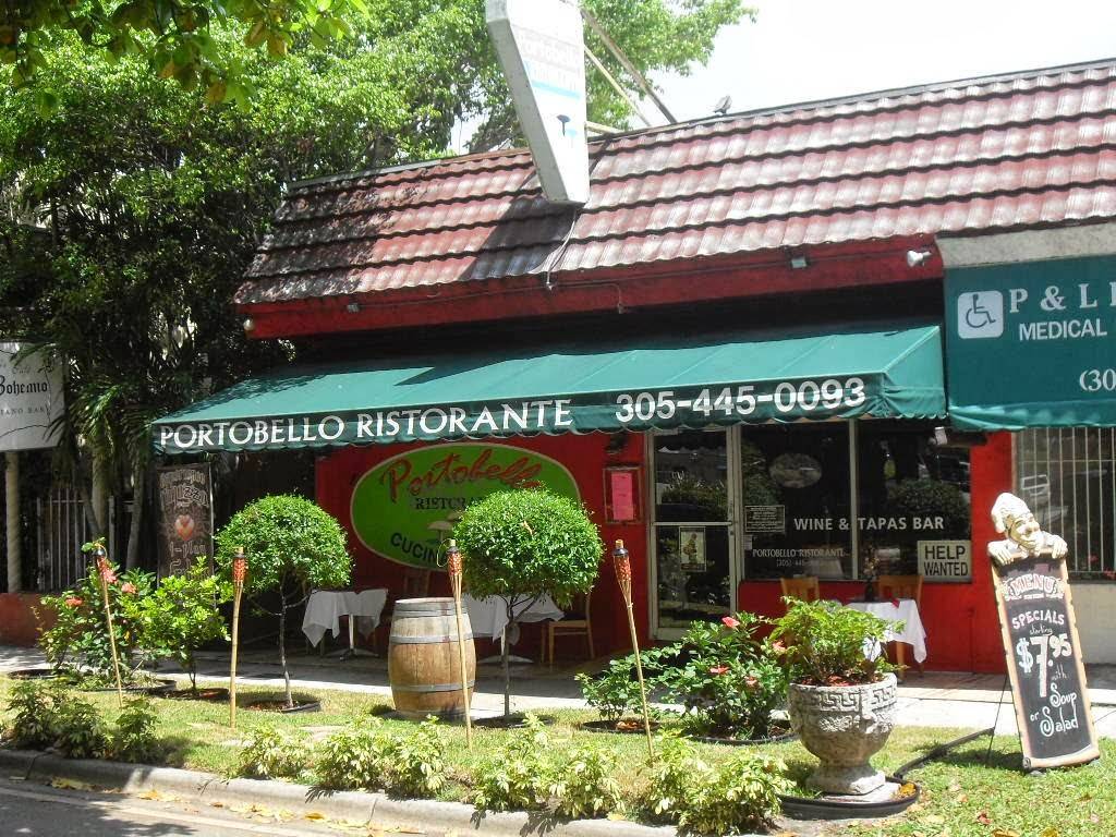 Portobello Ristorante | 2841 Coral Way, Coral Gables, FL 33145, USA | Phone: (305) 445-0093