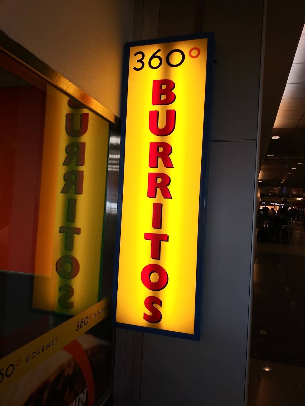 360° Gourmet Burrito | Terminal 1, Gate B-15, McCarran International Airport, 5757 Wayne Newton Blvd, Las Vegas, NV 89119, USA | Phone: (877) 672-7467