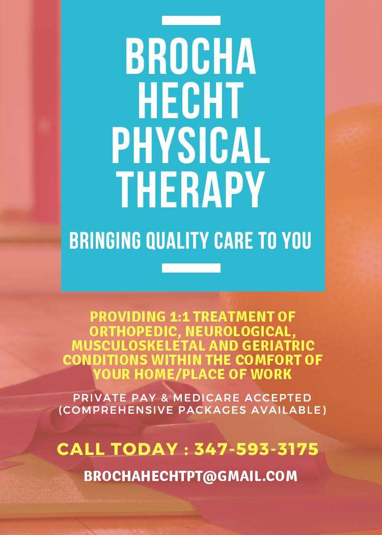 Brocha Hecht Physical Therapy (Home Care) | 3336, 571 Elm St, West Hempstead, NY 11552, USA | Phone: (347) 593-3175