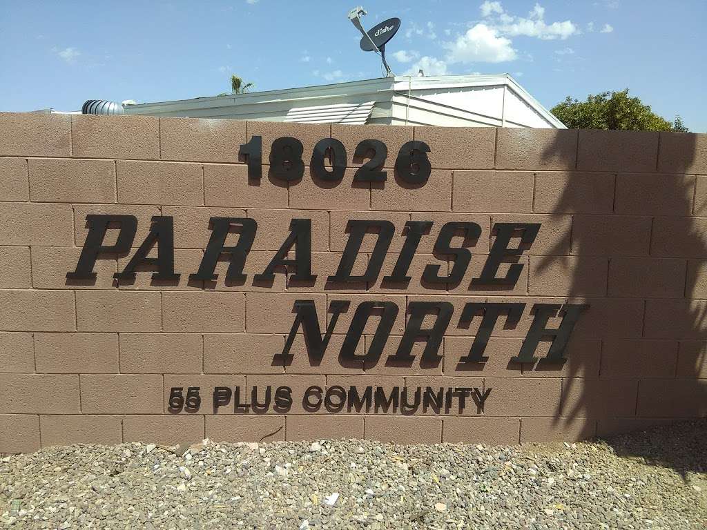Paradise North Mobile Home Park | 18026 Cave Creek Rd, Phoenix, AZ 85032, USA | Phone: (602) 992-3473