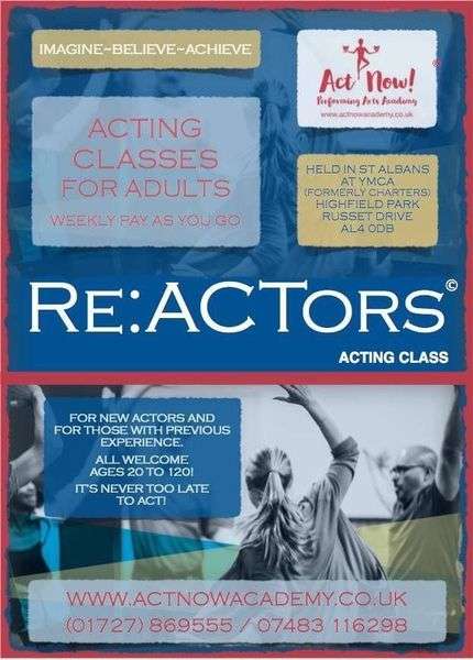 Act Now! Performing Arts Academy | 59 Russet Drive, YMCA, St Albans AL4 0DB, UK | Phone: 07920 855410