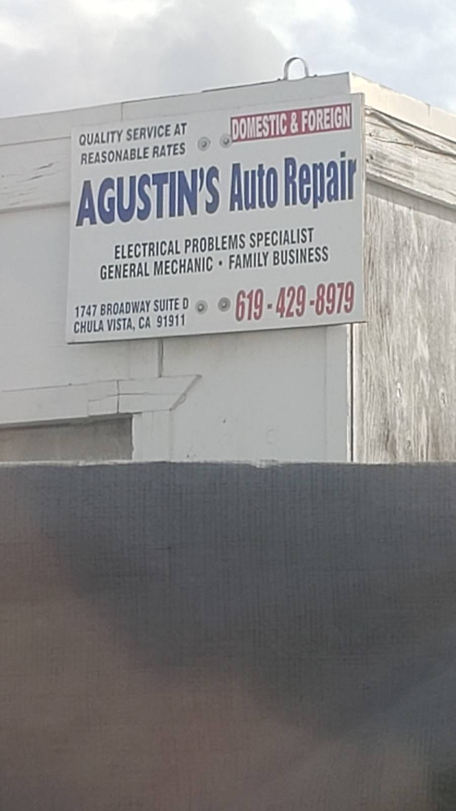 Agustins Auto Repair | 1747 Broadway, Chula Vista, CA 91911, USA | Phone: (619) 429-8979