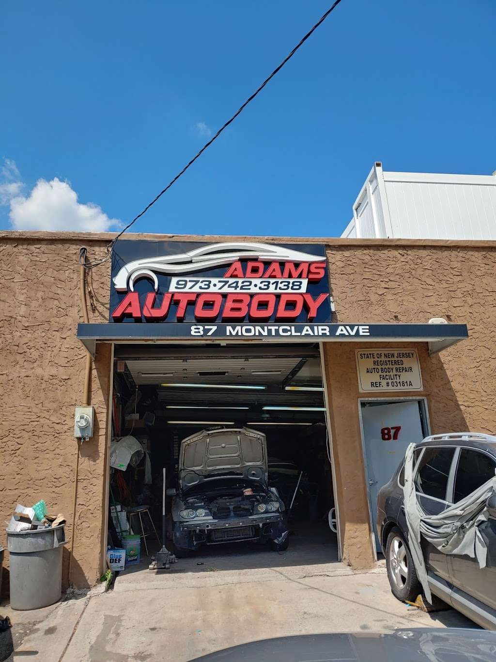 Adams Auto Body | 87 Montclair Ave, Paterson, NJ 07503, USA | Phone: (973) 742-3138